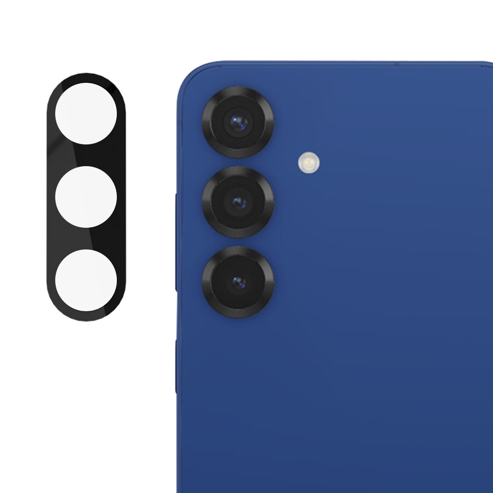 Protector de pantalla para cámara trasera Techsuit para Samsung Galaxy S25 S931, vidrio templado, negro