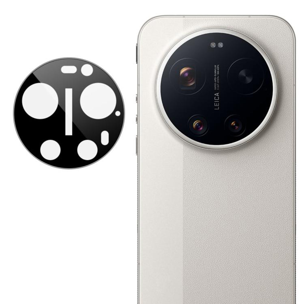 Funda protectora para cámara trasera Techsuit para Xiaomi 17 Ultra, Cristal Templado, Negra