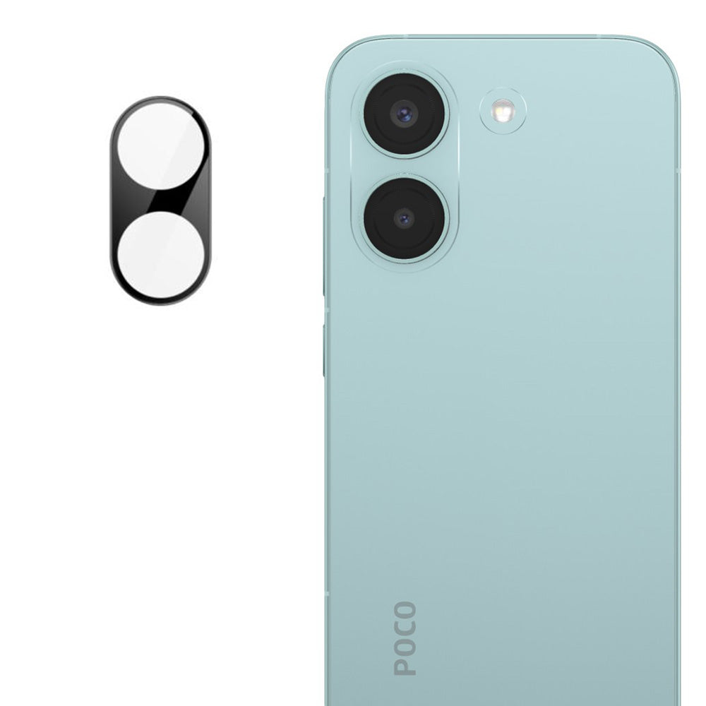 Protector de cámara trasera Techsuit para Xiaomi Poco X8 Pro, Cristal Templado, Negro
