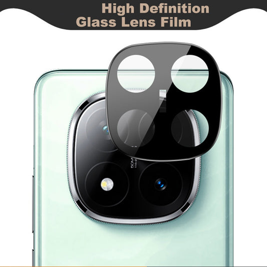 Protector de cámara trasera Techsuit para Xiaomi Redmi Note 14 Pro+ 5G, vidrio templado, negro