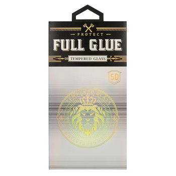 Protector de pantalla OEM para Samsung Galaxy S9 G960, Glass Shield, Full Glue, 5D, Negro.