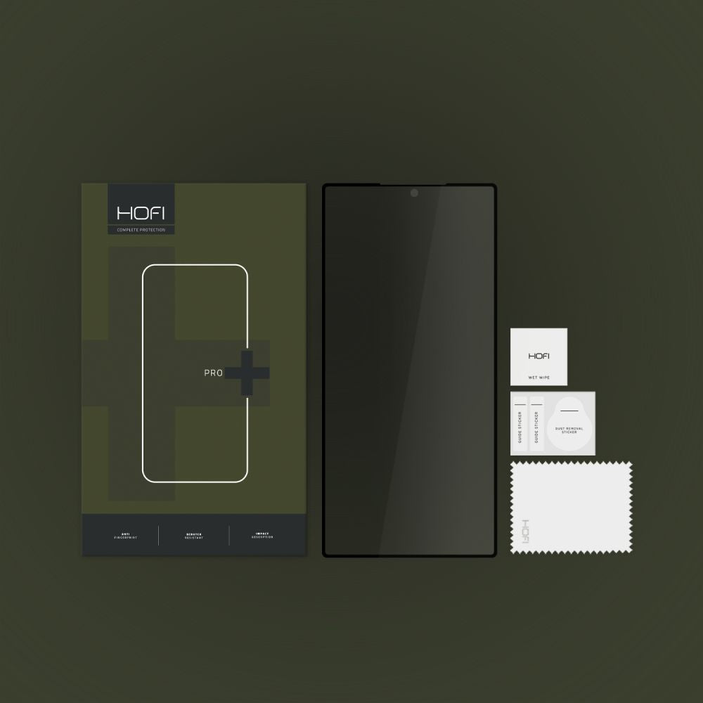 Protector de pantalla Privacy HOFI PRO+ para Samsung Galaxy S24 Ultra S928, Cristal Templado, Full Glue