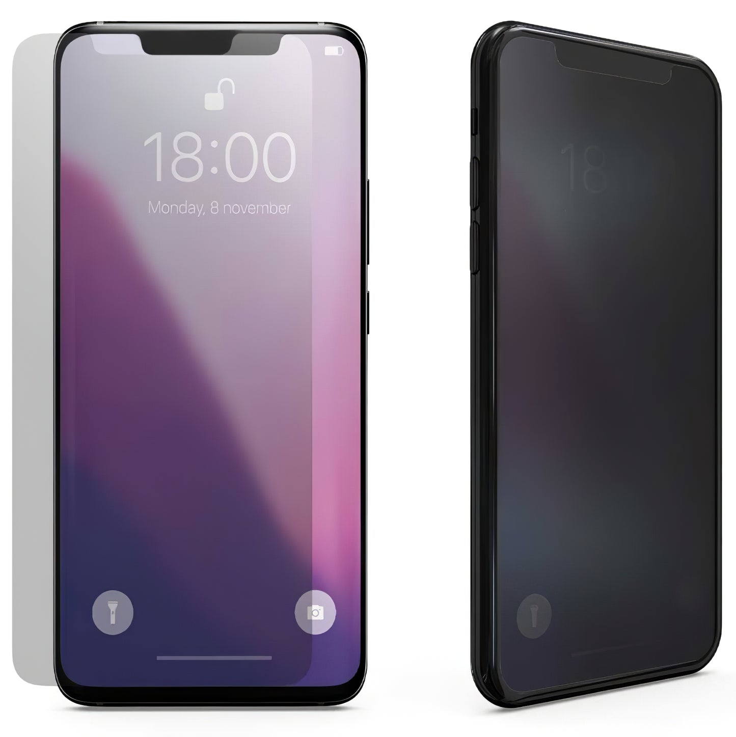 Protector de pantalla de privacidad OEM para Samsung Galaxy A25 A256 / A24 4G, cristal protegido, pegamento completo