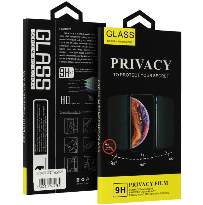 Protector de pantalla de privacidad OEM para Samsung Galaxy S23 S911, cristal protegido, pegamento completo