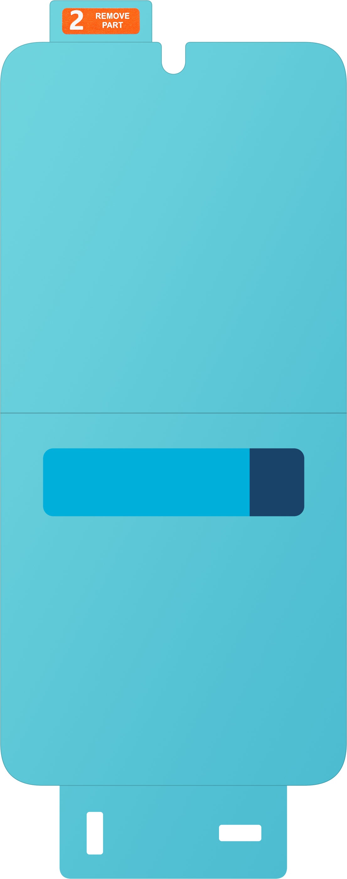 Protector de pantalla Anti-reflejos para Samsung Galaxy S25 S931, Plástico, Set de 2 piezas EF-US931CTEGWW