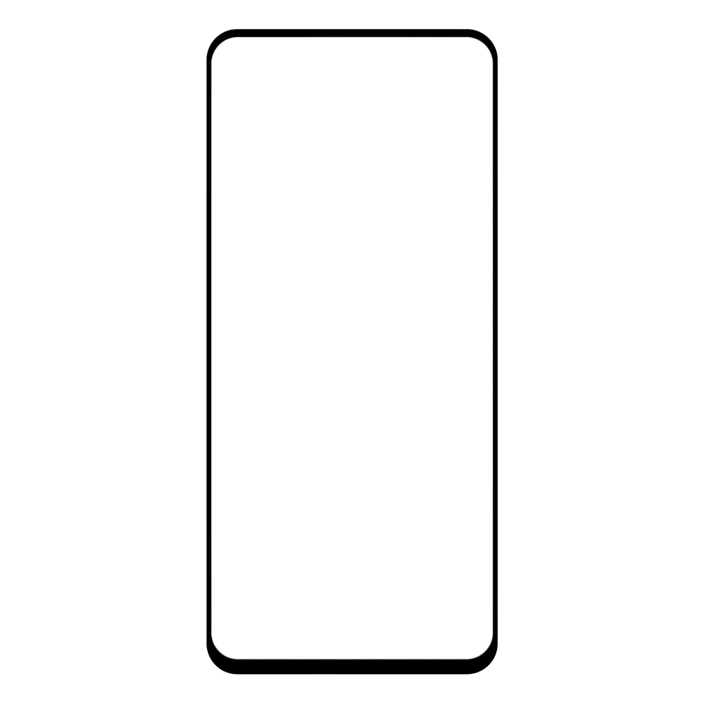 Protector de pantalla Blue Shield para Motorola Moto G35, Cristal Templado, Adhesivo Completo, Compatible con Fundas, Negro