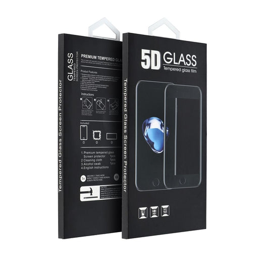 Protector de pantalla OEM para Apple iPhone 17 Air, Cristal Templado, Full Glue, 5D, Negro