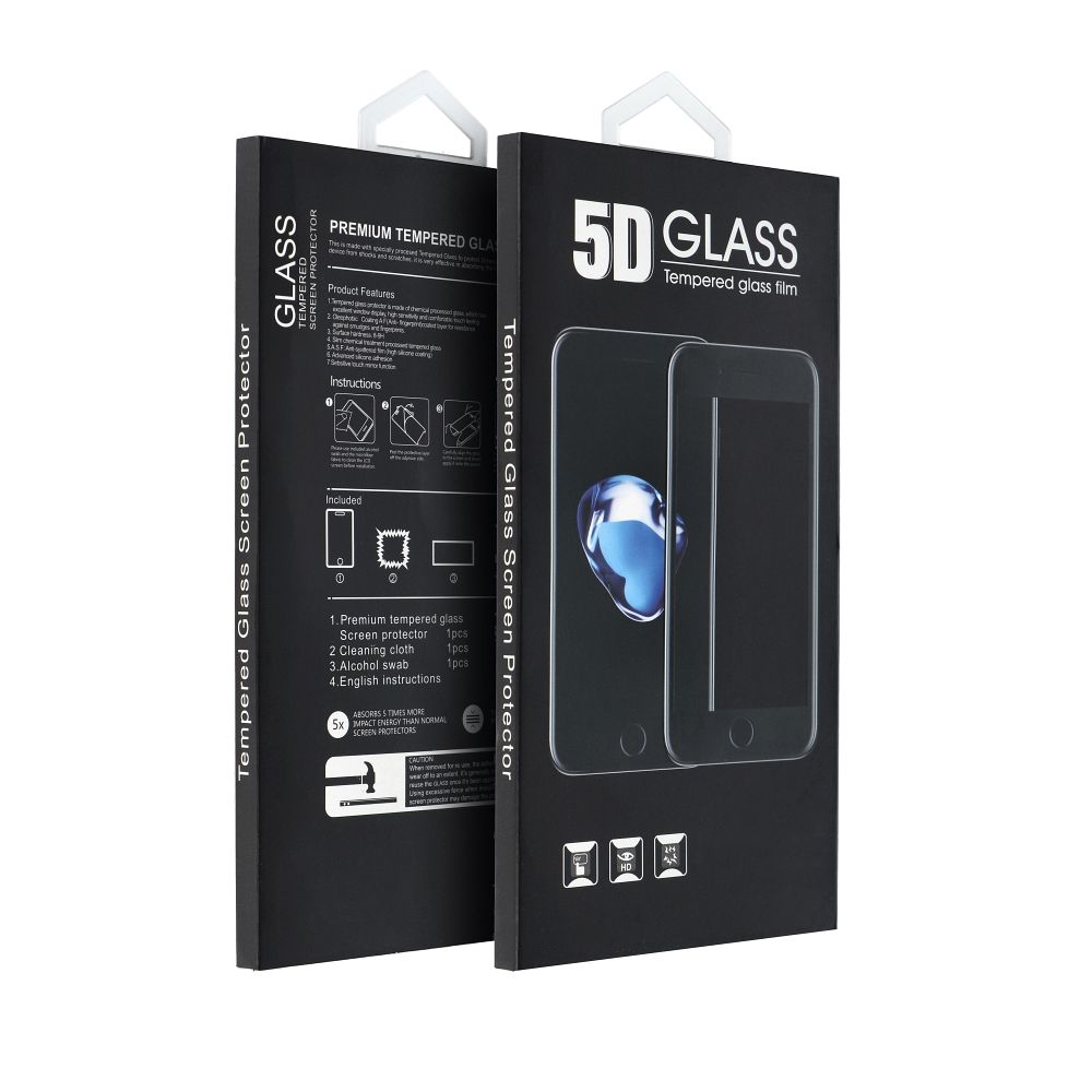 Protector de pantalla OEM para Honor 400 Lite, vidrio templado, adhesivo completo, 5D, negro