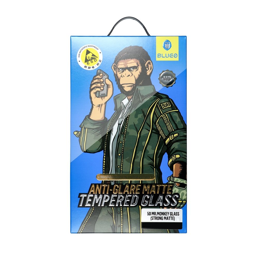 Protector de pantalla Privacy Blueo para Apple iPhone 15 Pro, Cristal Templado, Full Glue, 5D