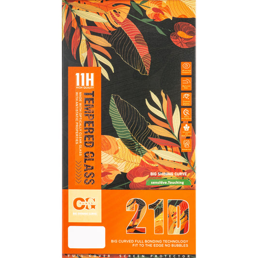 Protector de pantalla OEM para Xiaomi Redmi Note 13 5G, Glass Shield, Full Glue, 21D, Negro