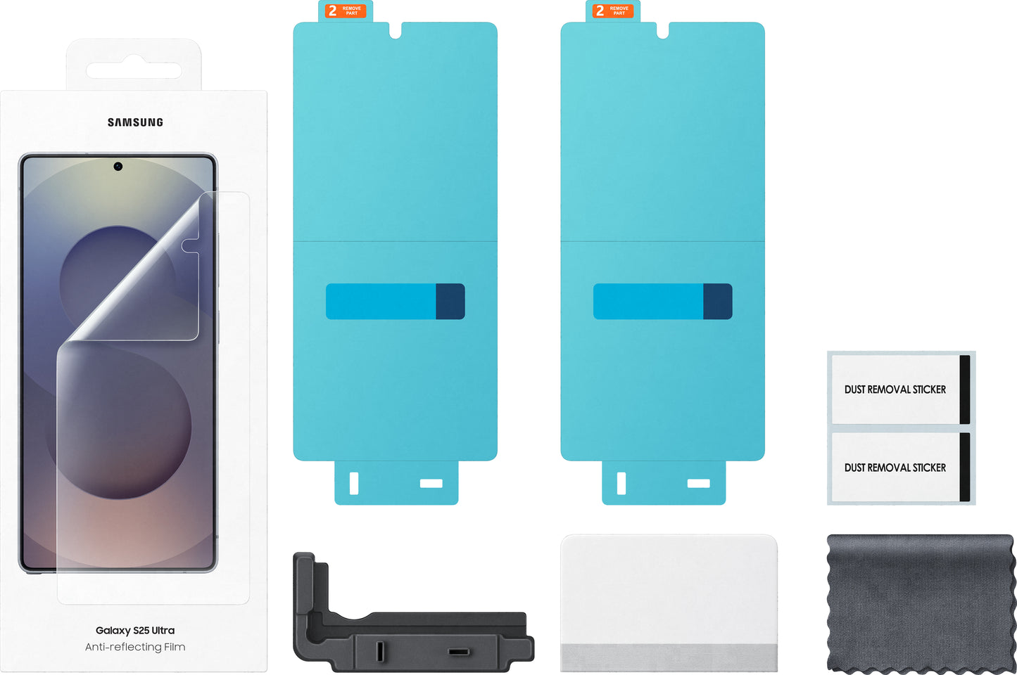 Protector de pantalla anti-reflejos para Samsung Galaxy S25 Ultra S938, Plástico, Set de 2 piezas EF-US938CTEGWW