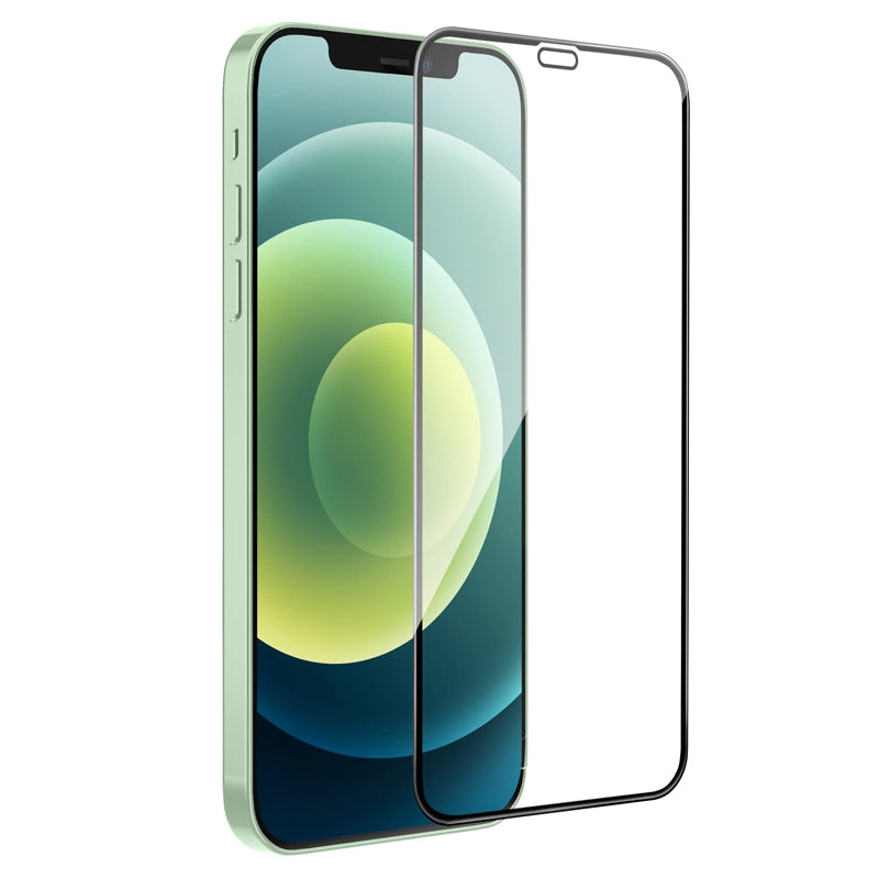 Protector de pantalla HOCO G16 para Apple iPhone 12 Pro Max, Cristal Templado, Full Glue, 5D, Negro.