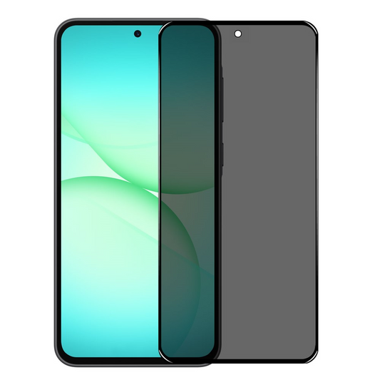 Protector de pantalla Privacy Northjo para Samsung Galaxy A57 5G, vidrio templado, adhesivo completo, set de 2 piezas