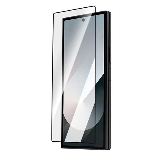 Protector de pantalla exterior Lereach para Samsung Galaxy Z Fold8 Ultra F976 / Z Fold7 F966, vidrio templado, adhesivo completo, negro