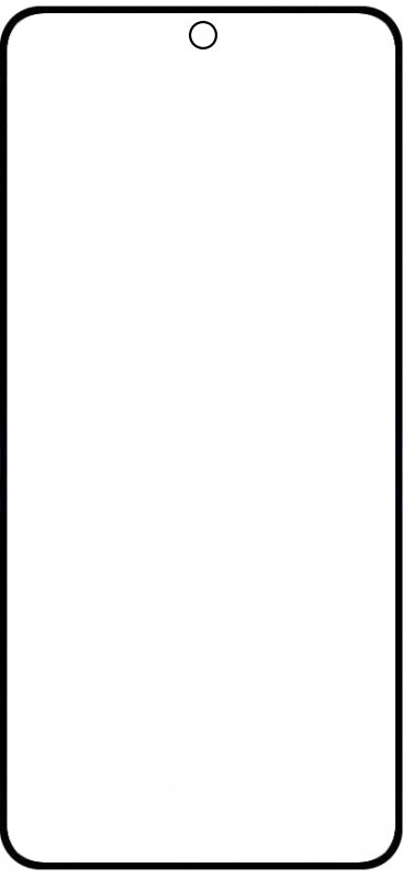 Protector de pantalla mate OEM para Samsung Galaxy A35 5G A356, Glass Shield, Full Glue, 6D, Negro