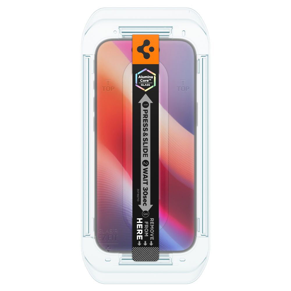 Protector de pantalla Spigen GlastR EZ FIT para Apple iPhone 17 Air, Cristal Templado, Full Glue, Set de 2 piezas