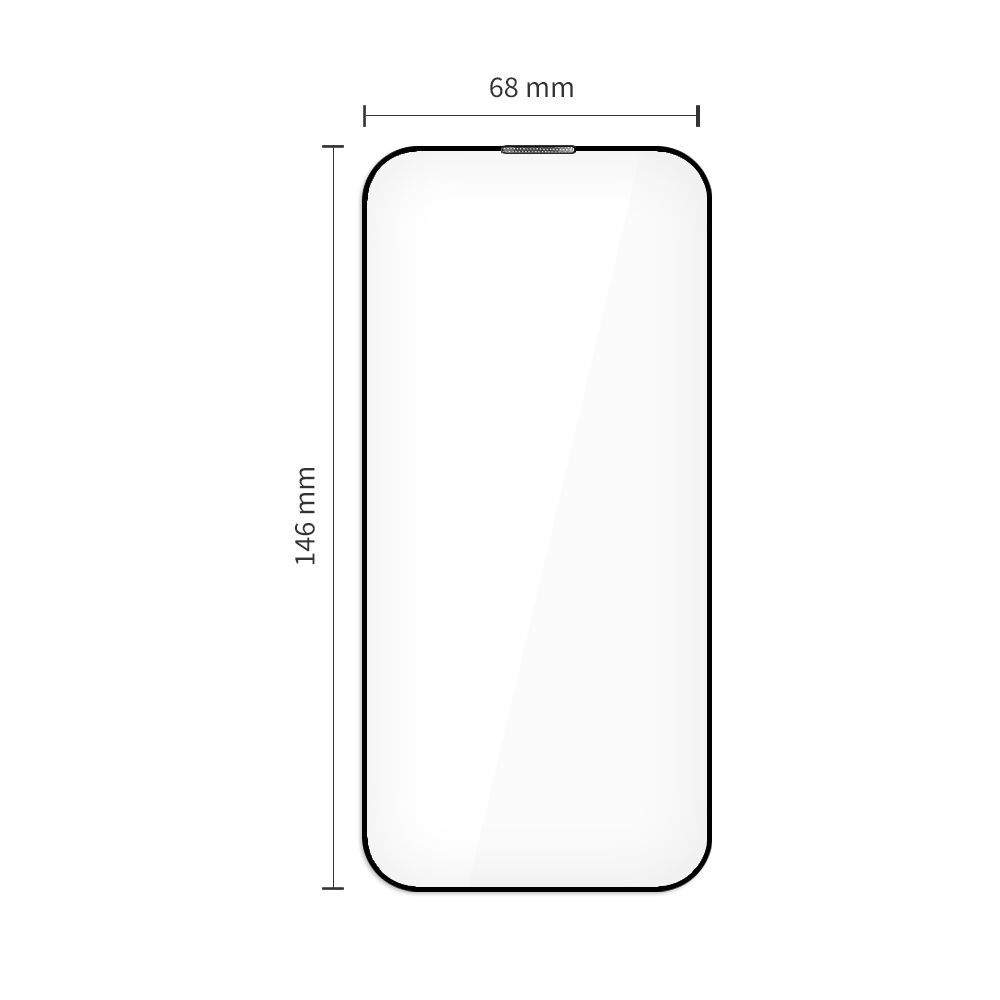 Protector de pantalla Tech-Protect Quick Set+ para Apple iPhone 17, Cristal Templado, Full Glue, Set de 2 piezas, Negro