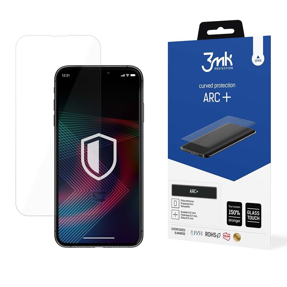 Protector de pantalla 3MK ARC+ para Apple iPhone 14 Pro / 14, plástico