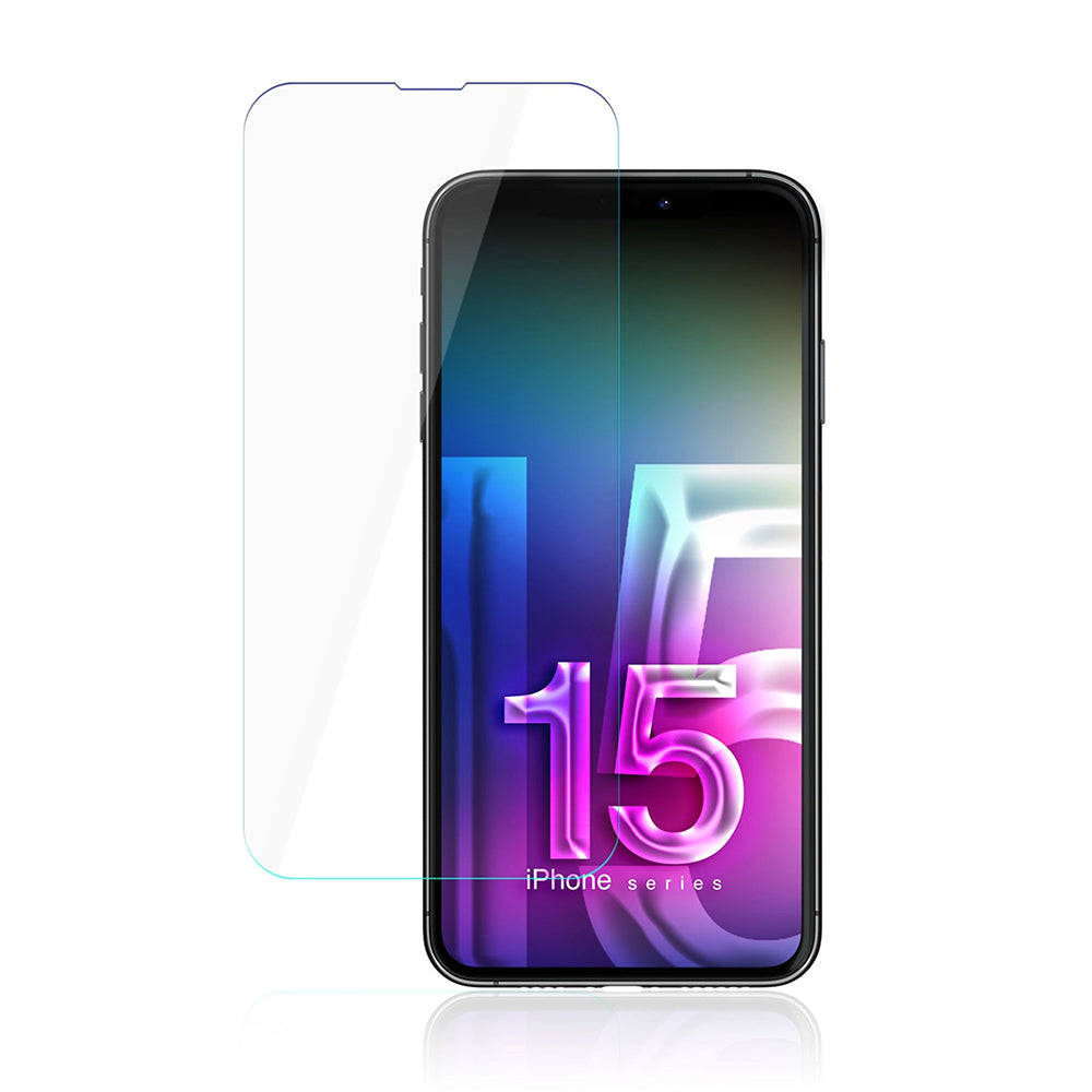 Protector de pantalla 3MK FlexibleGlass para Apple iPhone 15, Vidrio Flexible, Pegamento Completo