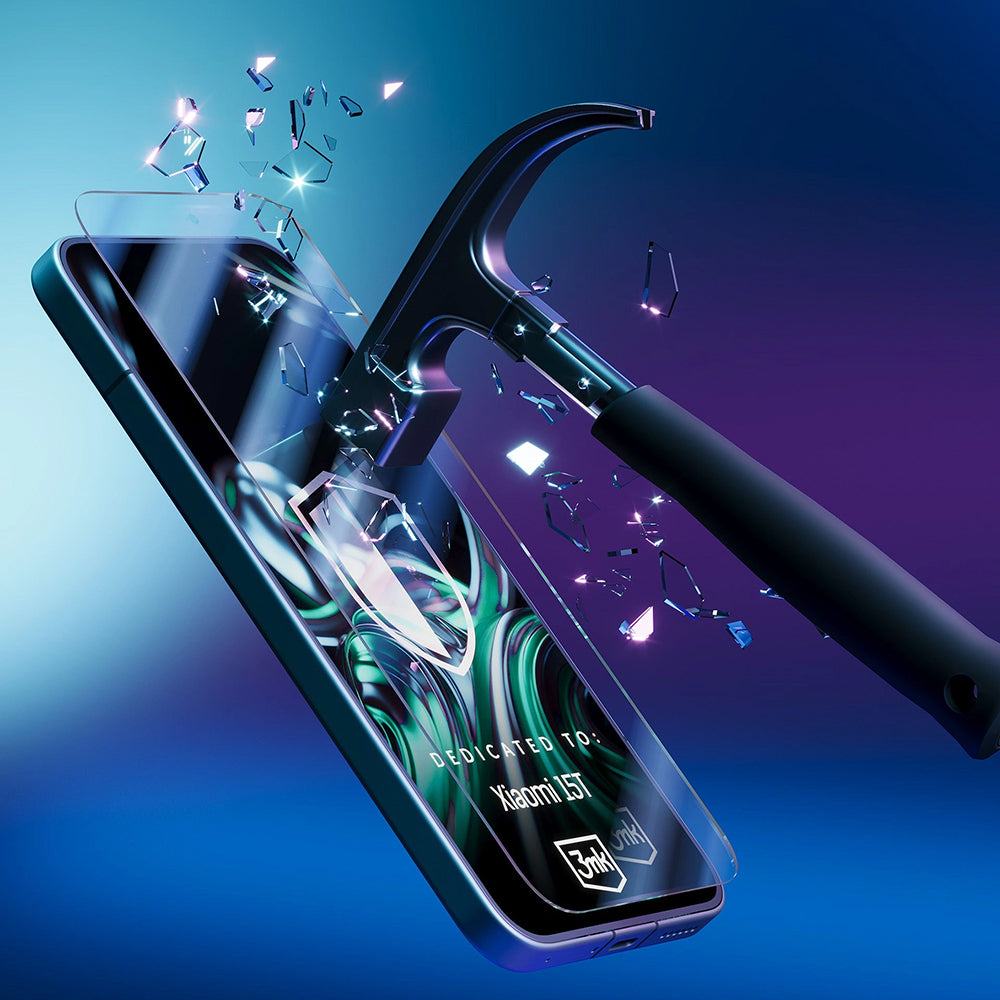 Protector de pantalla 3MK FlexibleGlass para Xiaomi 15T, Cristal Flexible, Full Glue