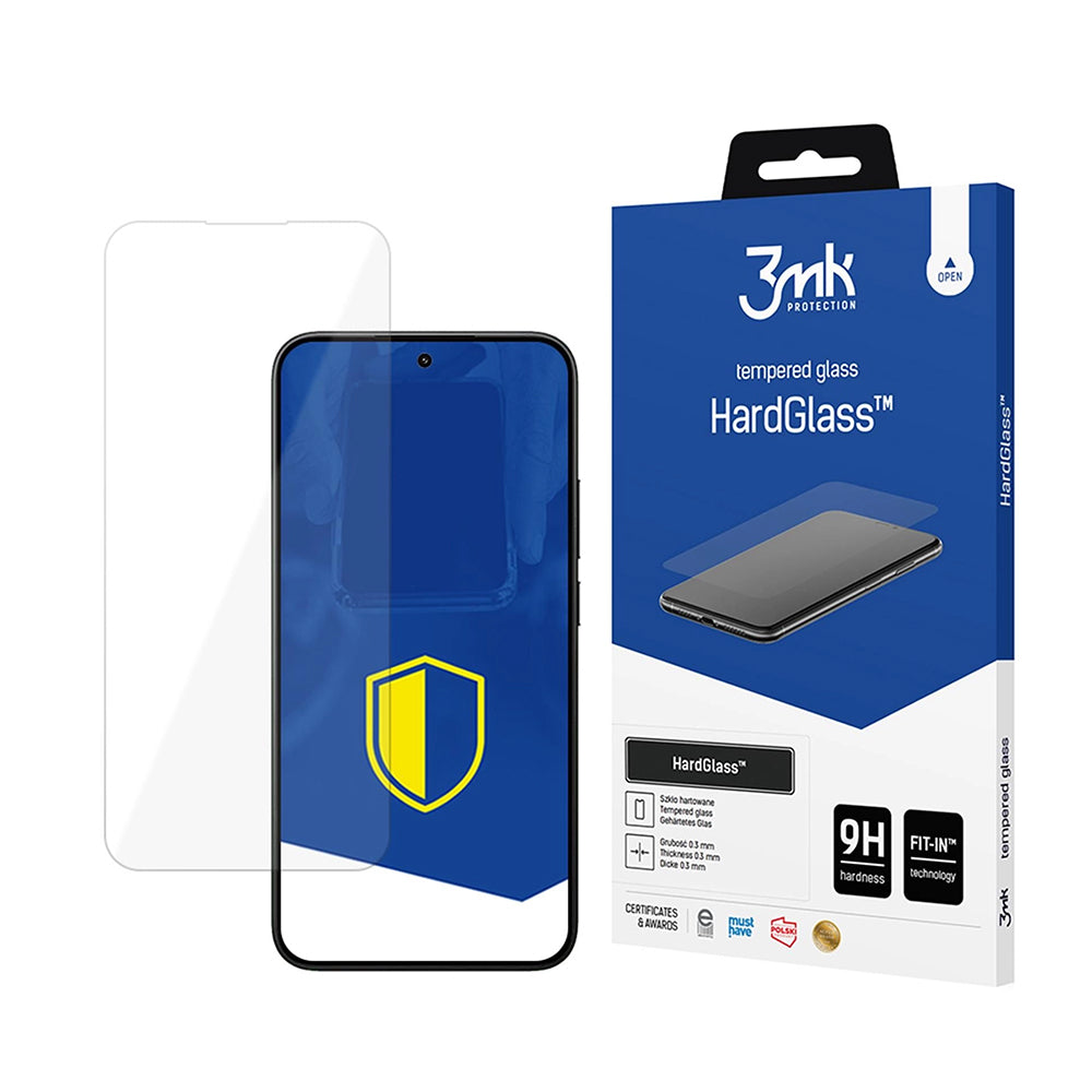 Protector de pantalla 3MK HardGlass para Xiaomi 15T, Cristal Templado, Full Glue