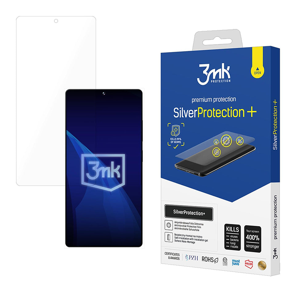 Protector de pantalla 3MK Silver Protect+ para Samsung Galaxy S25 Ultra S938, plástico