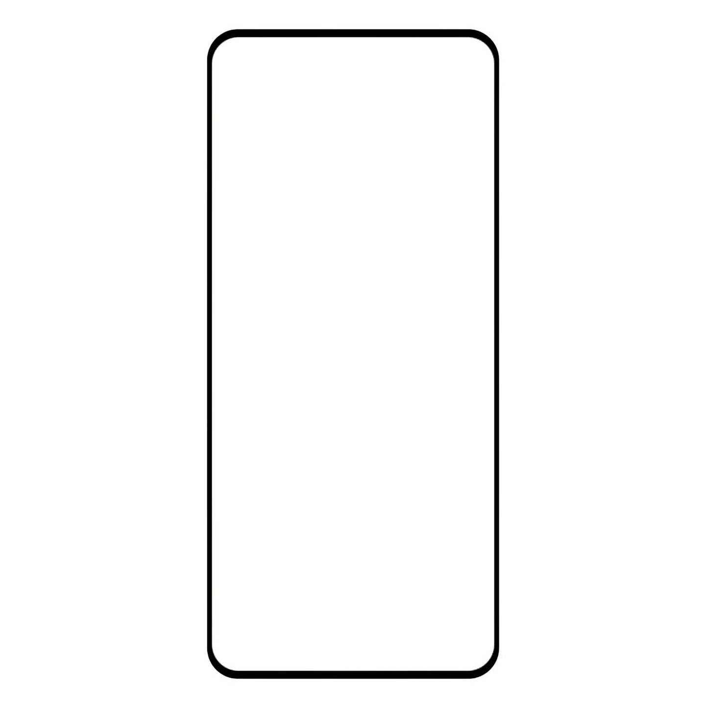 Lámina protectora de pantalla Blue Shield para Motorola Edge 40 Neo, Cristal Templado, Adhesivo en los bordes, Compatible con fundas, Negra