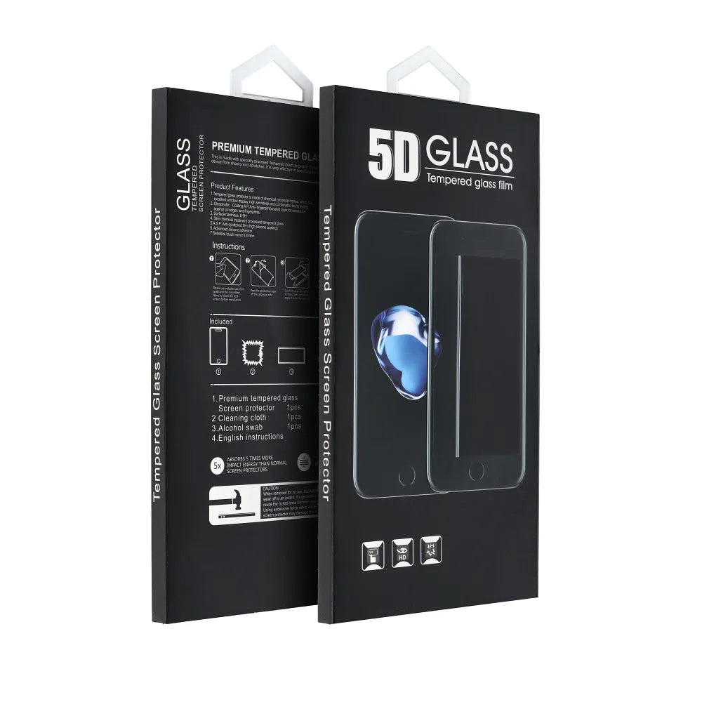 Protector de pantalla OEM para Honor X9c / Magic7 Lite, vidrio templado, adhesivo completo, 5D, negro