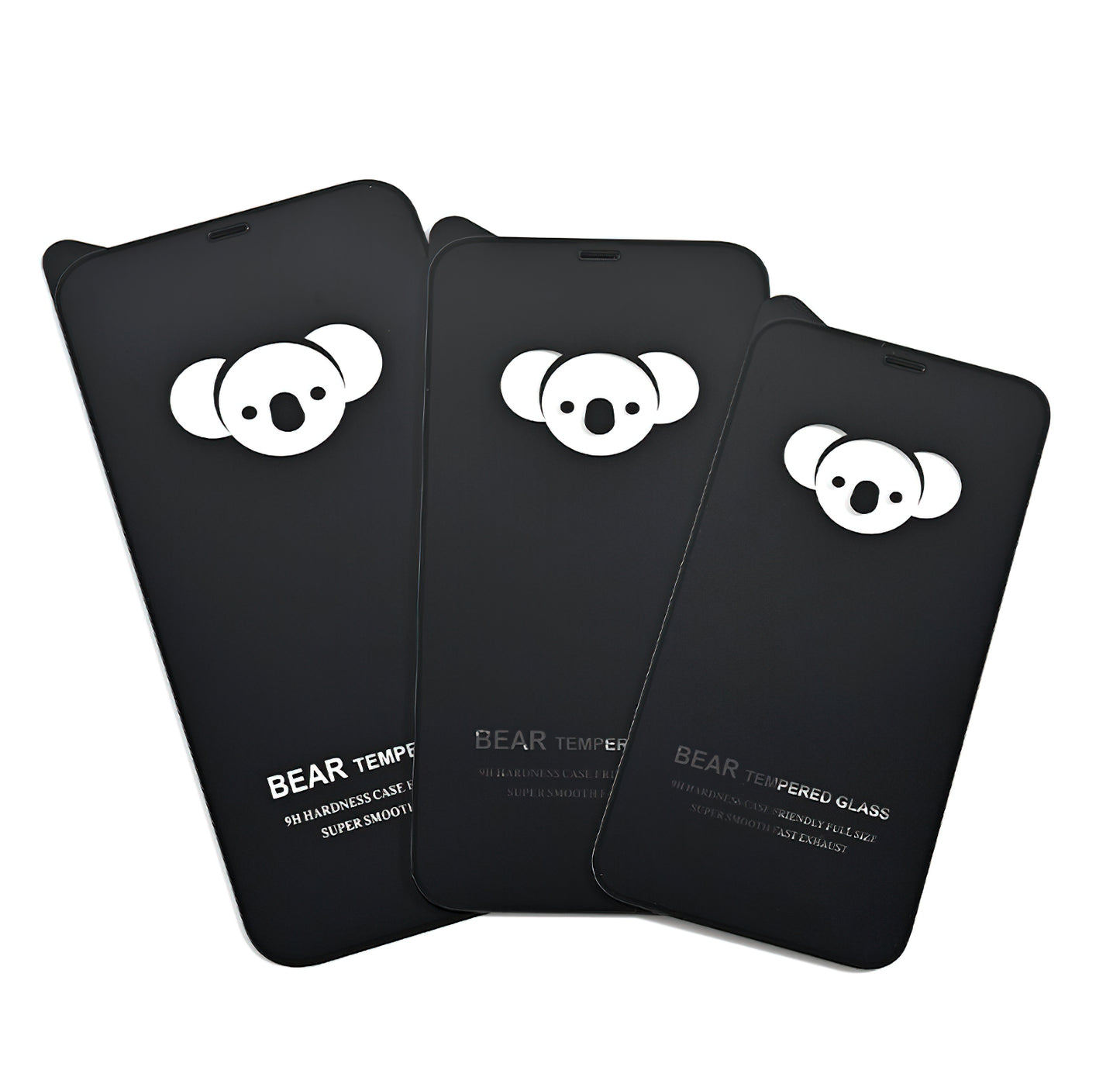 Protector de pantalla Bear HD para Samsung Galaxy S25 FE, vidrio templado, adhesivo completo, negro
