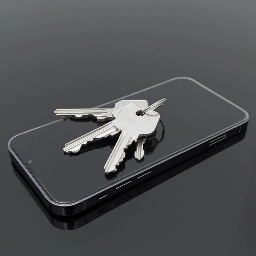 Protector de pantalla Privacy WZK AntiSpy para Apple iPhone 15 Pro, vidrio templado, adhesivo completo
