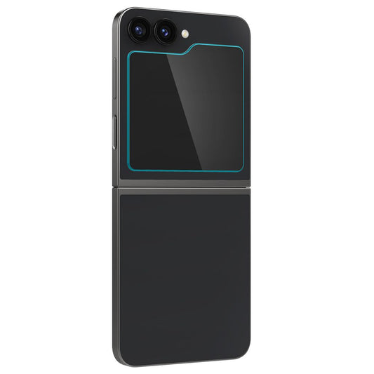 Protector de pantalla exterior Spigen GlastR EZ FIT para Samsung Galaxy Z Flip6 F741, Cristal Templado, Adhesivo Completo, Set de 2 piezas AGL07972