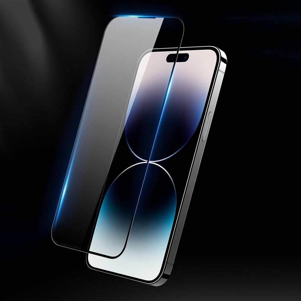 Protector de pantalla Anank 5X Reforzado Anti Rotura para Apple iPhone 17 Pro Max, Cristal Templado, Full Glue, 3D, Negro