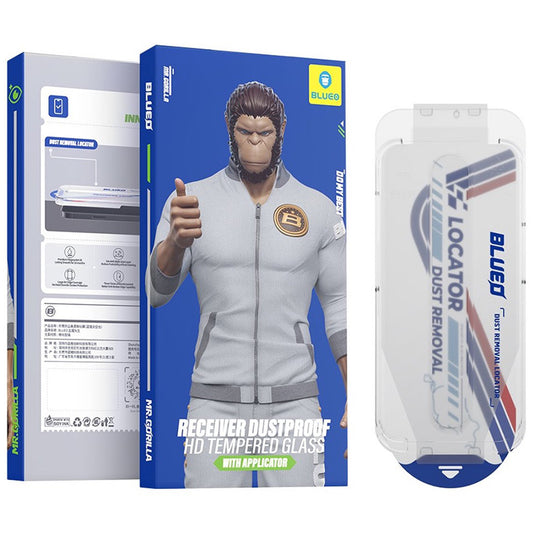 Protector de pantalla Blueo Anti-Dust HD Applicator Pro para Apple iPhone 17 Air, Cristal Templado, Full Glue