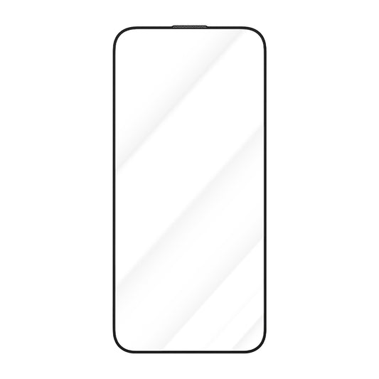 Protector de pantalla Blueo Crystal Anti-Scratch para Apple iPhone 15 Pro Max, vidrio templado, adhesivo completo, negro