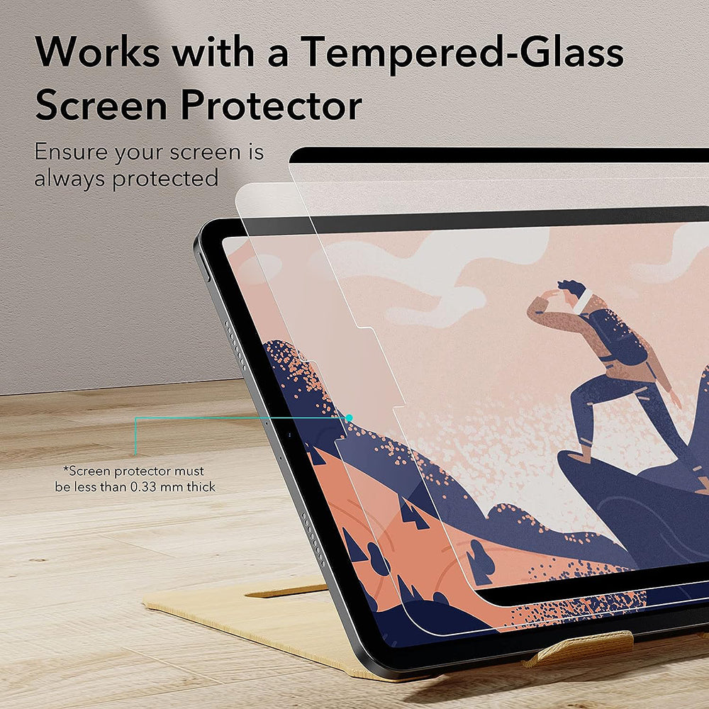 Protector de pantalla ESR Paper Feel Magnético para Apple iPad Air 13 (2026) / Air 13 (2025) / Air 13 (2024), Plástico