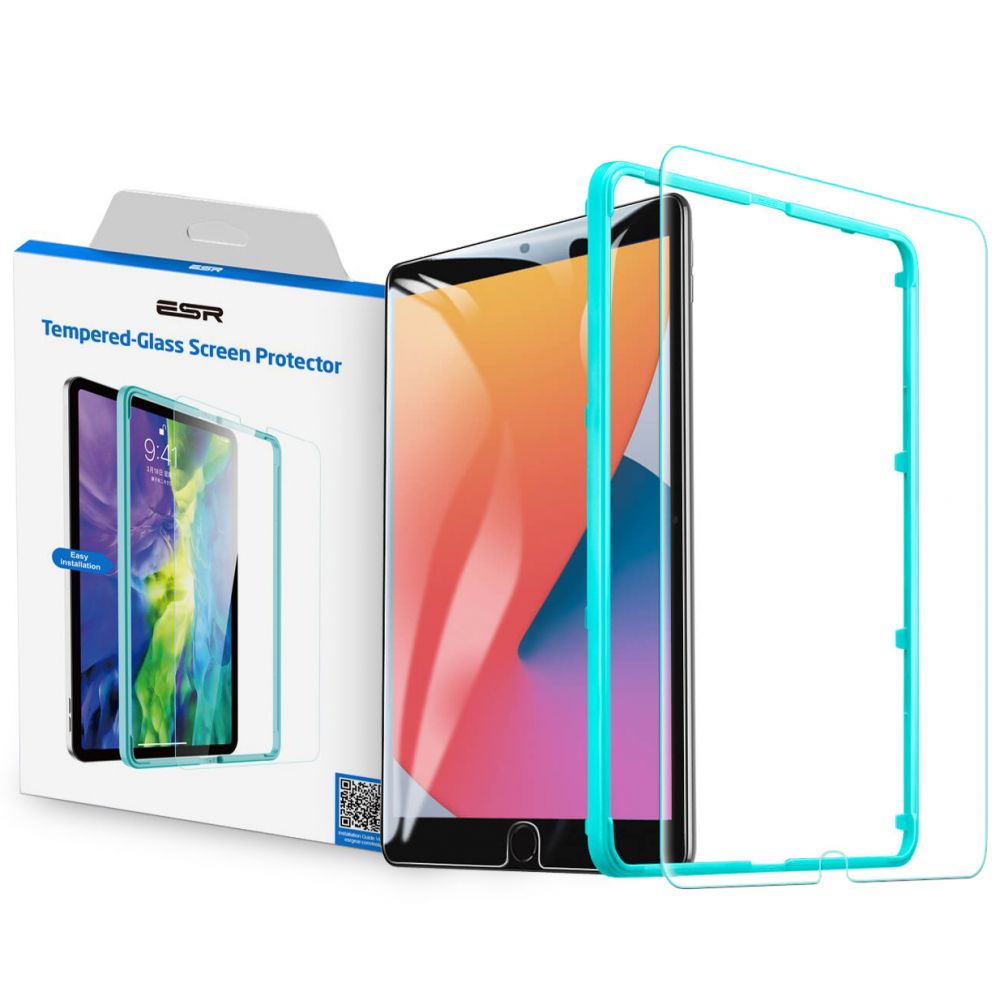 Protector de pantalla ESR para Apple iPad Pro 11 (2024), Cristal Templado, Adhesivo Completo