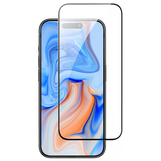 Protector de pantalla ESR para Apple iPhone 15, Cristal Templado, Full Glue, Negro