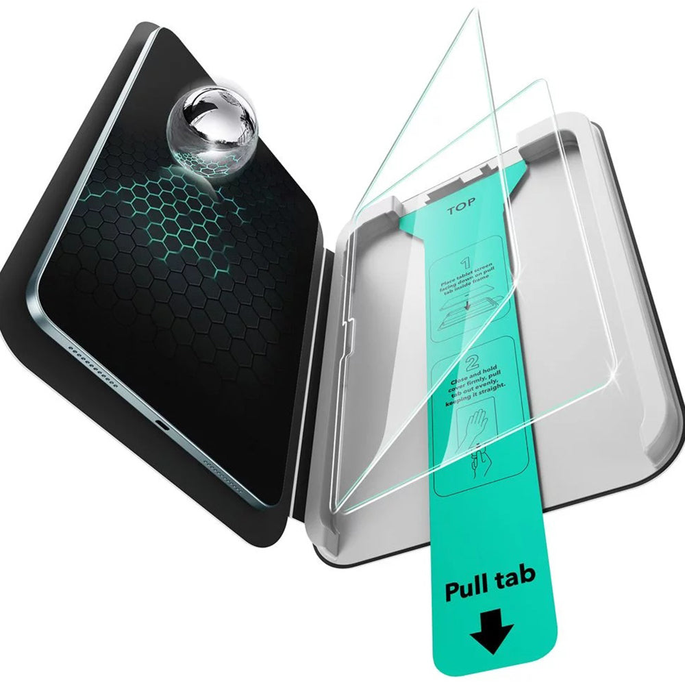 Protector de pantalla ESR UltraFit para Apple iPad Air 11 (2025) / Air 11 (2024), Cristal Templado, Full Glue, Juego de 2 piezas