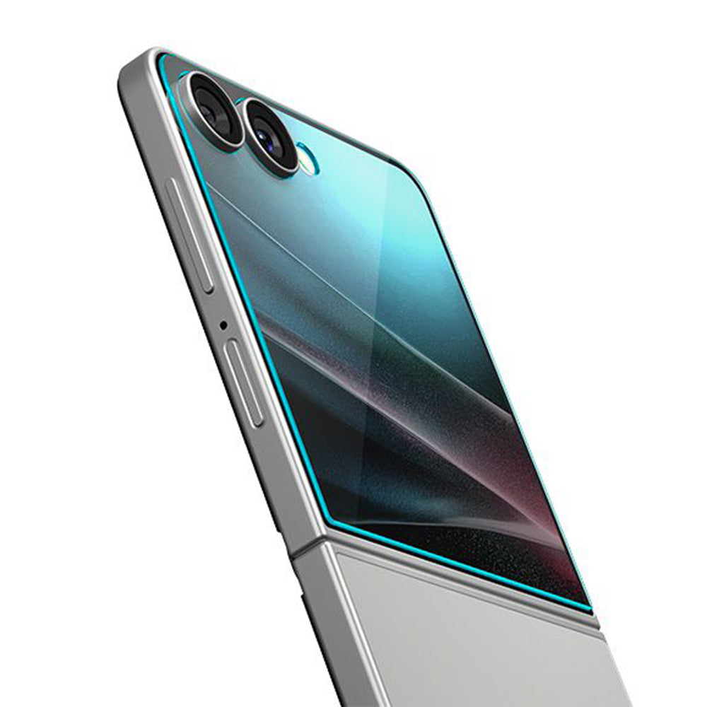 Protector de pantalla exterior Spigen GlastR EZ FIT para Samsung Galaxy Z Flip7 F766, Cristal Templado, Adhesivo Completo