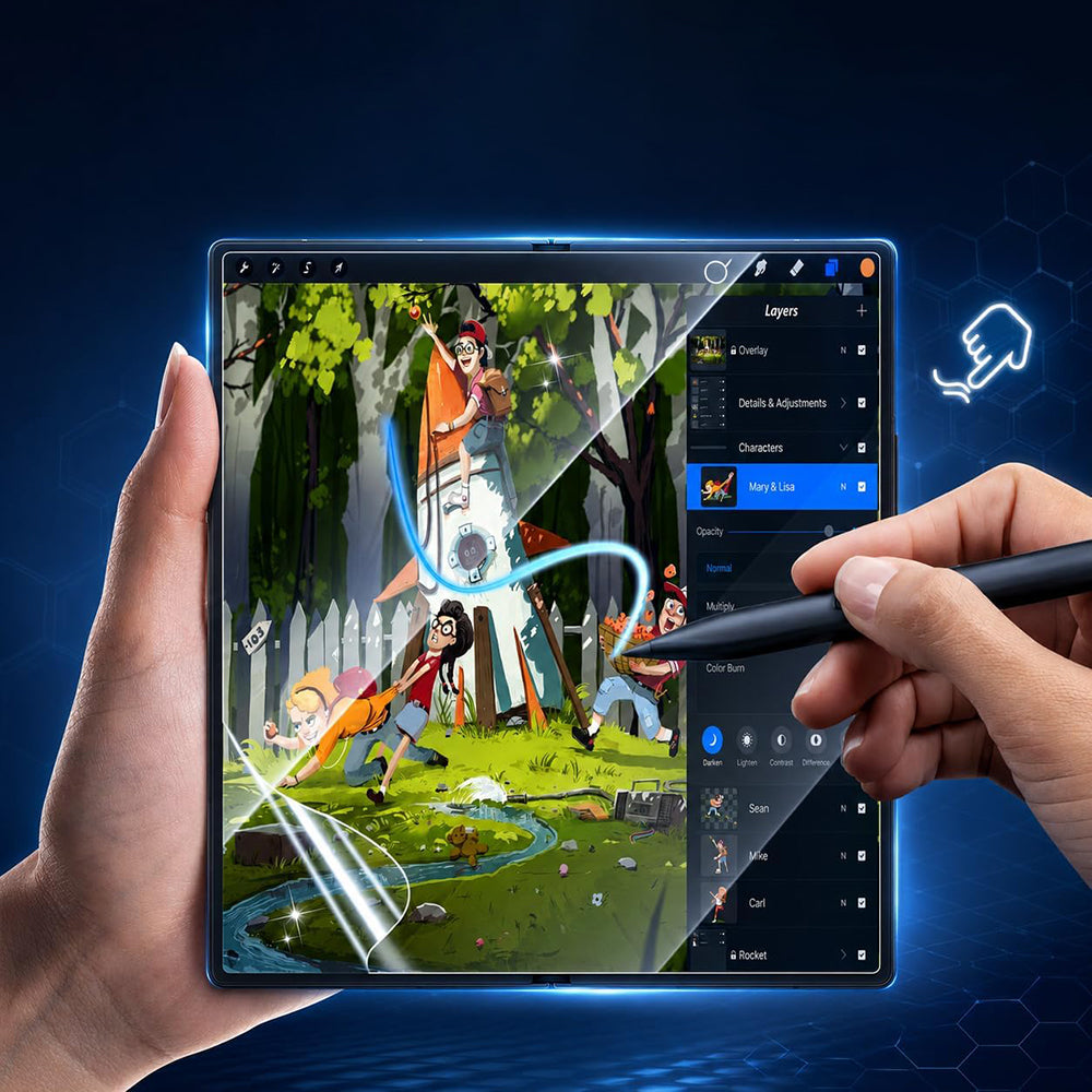 Protector de pantalla interior Blueo HD para Samsung Galaxy Z Fold8 Ultra F976 / Z Fold7 F966, plástico