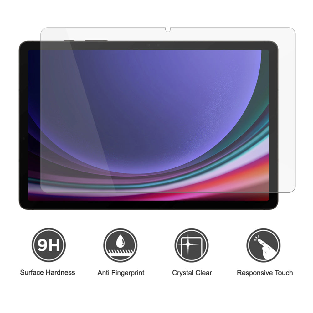 Protector de pantalla Lito Classic para Samsung Galaxy Tab S10+ / Tab S9 FE+ / Tab S9+, Vidrio templado, Full Glue, 2.5D