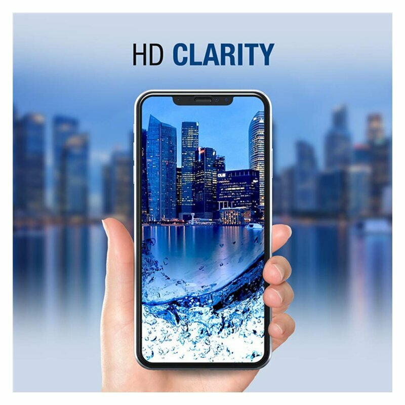 Protector de pantalla Lito HD Pro Clear para Samsung Galaxy A04e A042 / M04 M045, vidrio templado, adhesivo completo, negro