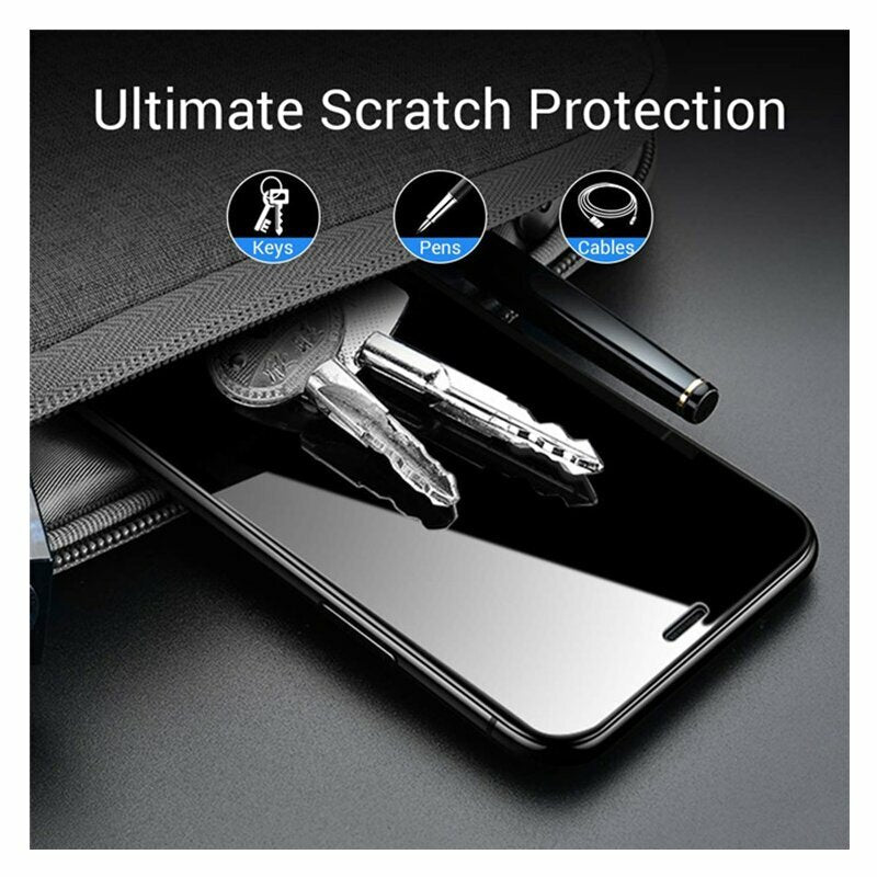 Protector de pantalla Lito HD Pro Clear para Samsung Galaxy A05 A055, vidrio templado, adhesivo completo, negro