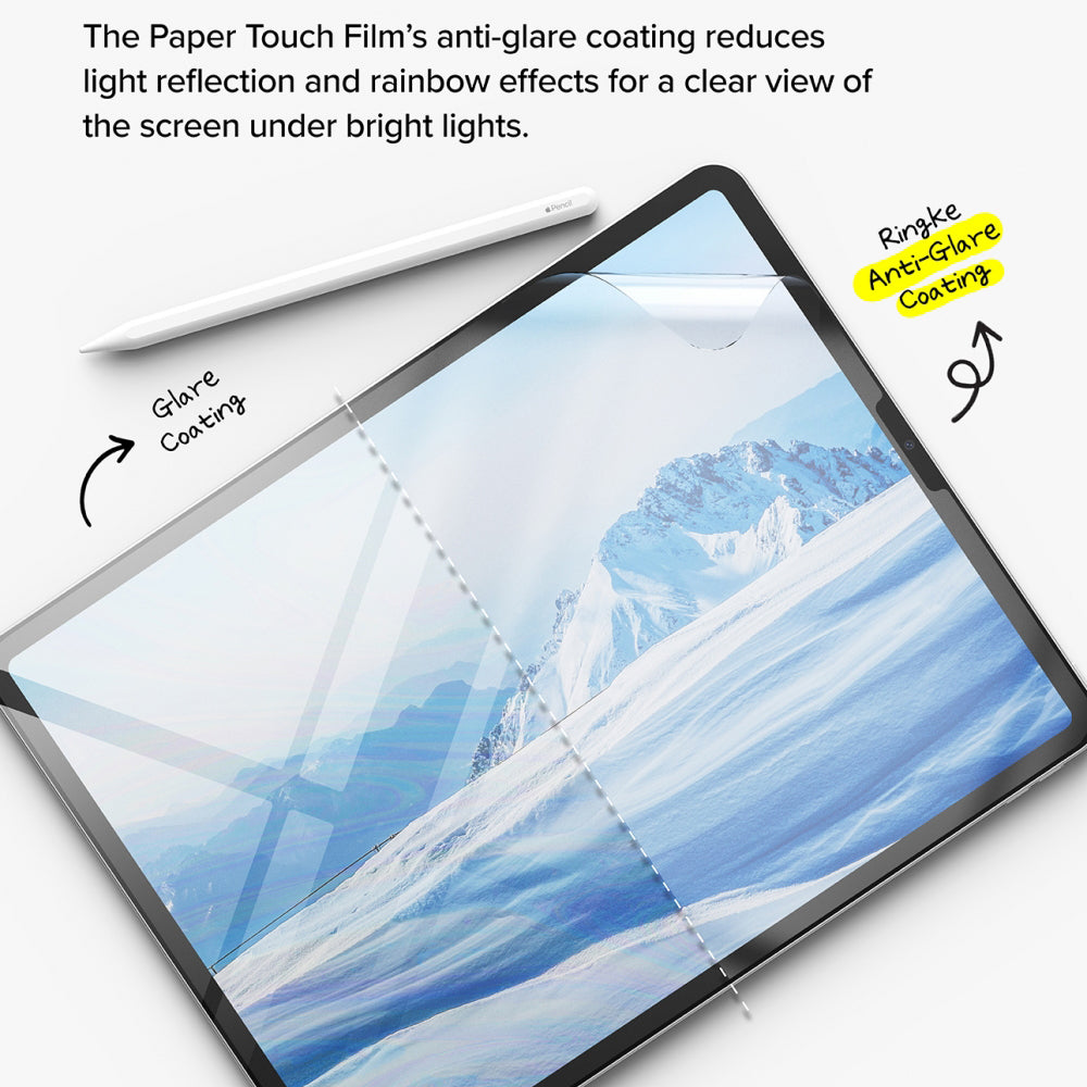 Folie de protección de pantalla mate Ringke Paper Touch Hard para Apple iPad Pro 13 (2024), Plástico