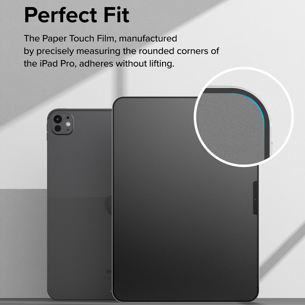 Folie de protección de pantalla mate Ringke Paper Touch Hard para Apple iPad Pro 13 (2024), Plástico