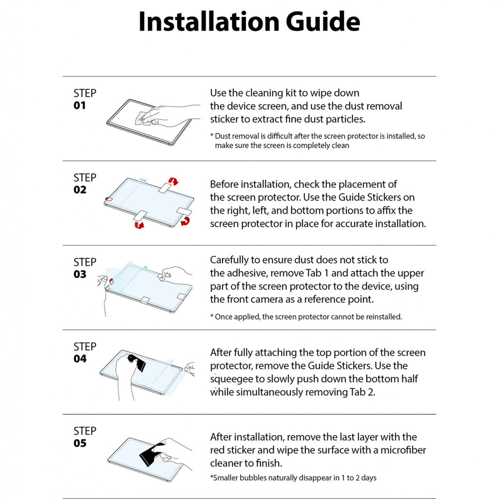 Folie de protección de pantalla mate Ringke Paper Touch Hard para Apple iPad Pro 13 (2024), Plástico