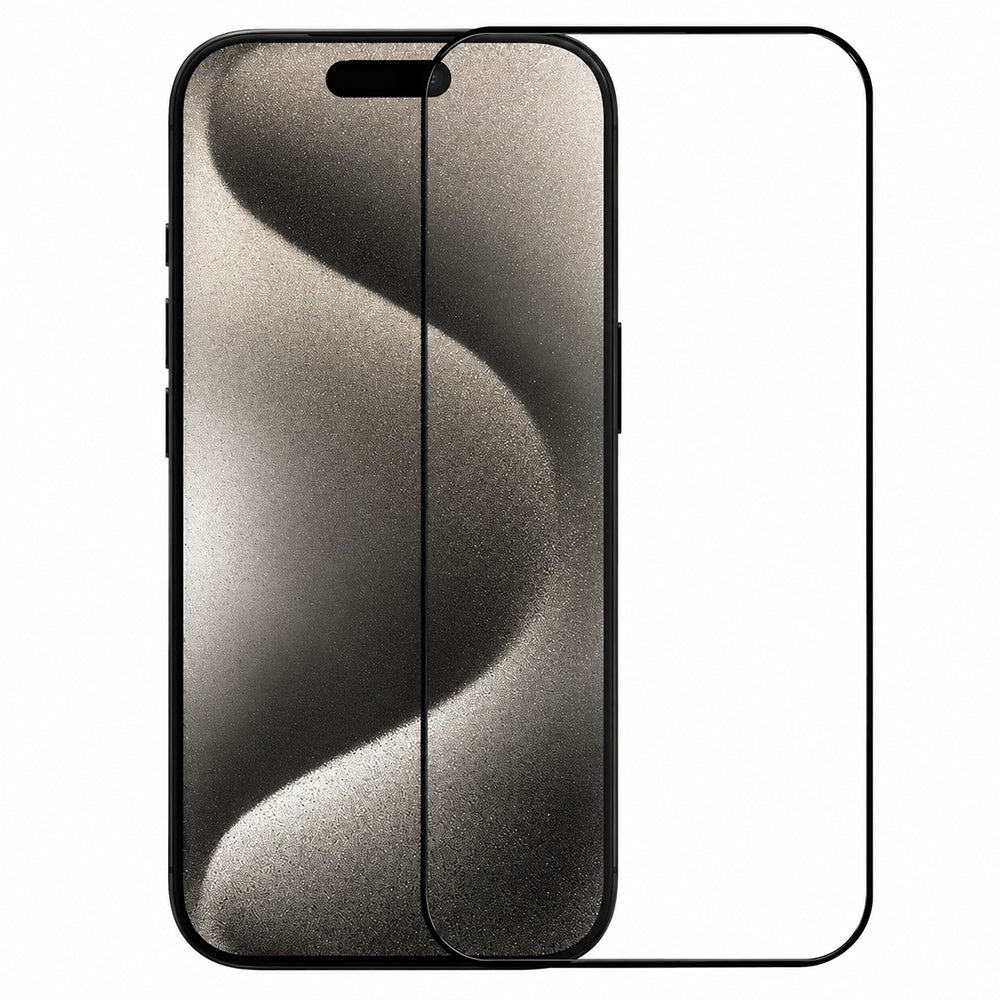 Protector de pantalla Nillkin CP+ Pro para Apple iPhone 15 Pro Max, vidrio templado, adhesivo completo, negro