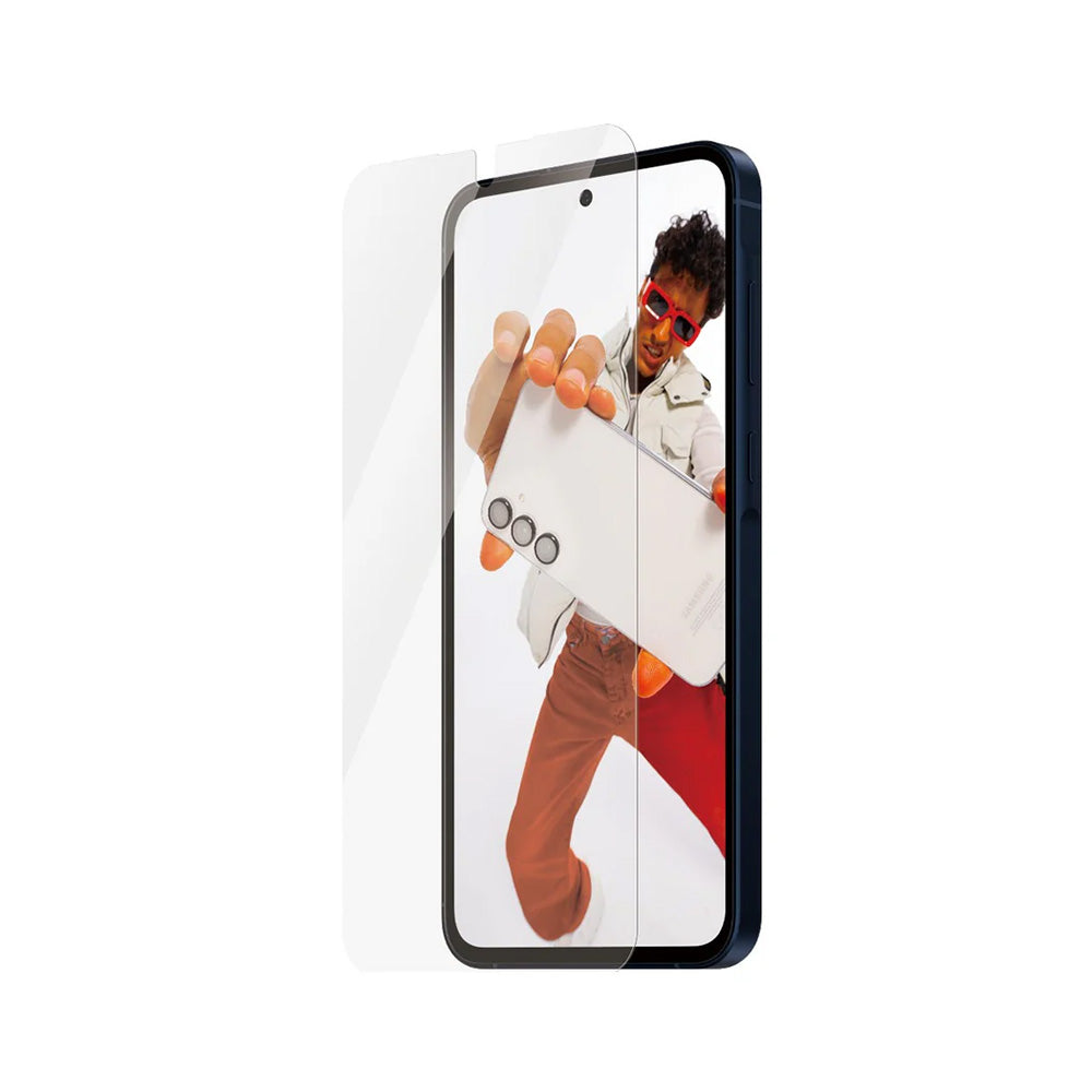 Folie de protección de pantalla PanzerGlass Safe. Ultra-Wide Fit EasyAligner para Samsung Galaxy A56 A566, Cristal Templado, Full Glue