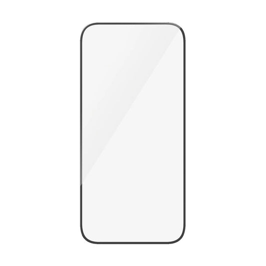 Protector de pantalla PanzerGlass Ultra-Wide Fit para Apple iPhone 16 Plus / 15 Plus, Cristal Templado, Full Glue, Negro