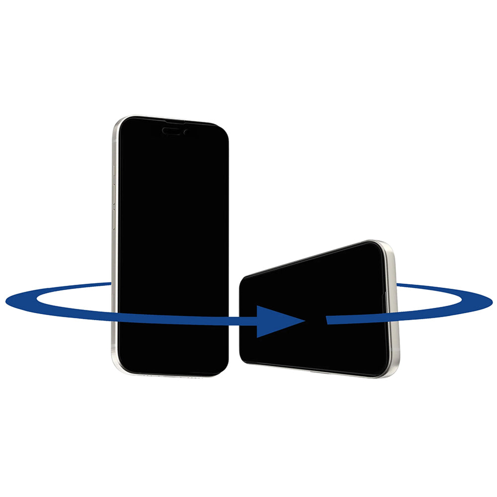 Protector de pantalla Privacy Anank 1X Reinforced 360 para Apple iPhone 15 Pro Max, vidrio templado, adhesivo completo, 2.5D